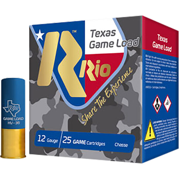 Rio Texas Game Load 36 Hunting Loads 12 ga. 2 3/4 in. 1 1/4 oz. 7.5 Shot 25 rd.