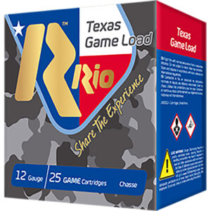 Rio Texas Game Load 36 High Velocity Game Loads 12 ga. 2 3/4 in. 1 1/4 oz. 8 Shot 25 rd.