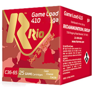 Rio Game Load 19 Game Loads 410 ga. 3 in. 11/16 oz. 8 Shot 25 rd.