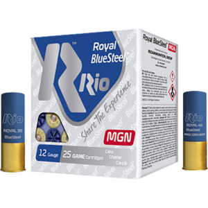 Rio Royal BlueSteel MGN 36 Game Loads 12 ga. 3 in. 1 1/4 oz. 3 Shot 25 rd.