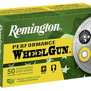 Remington Performance Wheel Gun Ammo 38 Spl. 158 gr. Lead SWC 50 rd.