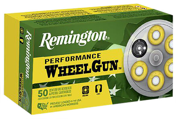 Remington Performance Wheel Gun Ammo 38 Spl. 158 gr. Lead SWC 50 rd.