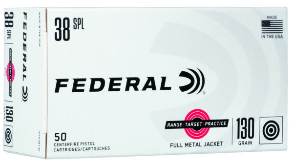 FED RTP38130    38SP       130 FMJ  RNGTRT   50/20