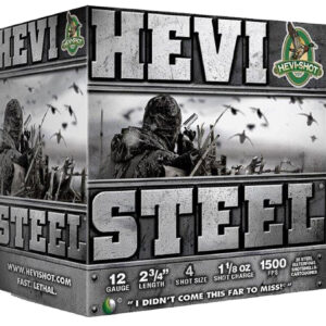 HEVI-SHOT HEVI STEEL 12GA 2.75" 1 1/8oz #4 25RD