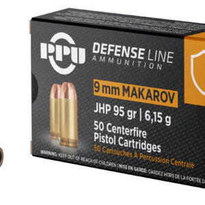 PRIVI 9x18 Makarov JHP 93Gr 50Rds Ammo