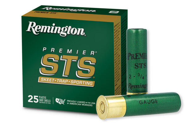 REMINGTON PREMIER STS TARGET LOAD 12GA 2-3/4IN 2-3/4DRAM 1OZ 8 AMMO 25RD