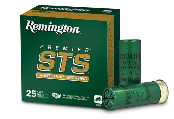 REMINGTON PREMIER STS TARGET LOAD 12GA 2-3/4IN2-3/4DRAM 1-1/8OZ 8 AMMO 25RD