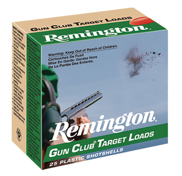 REMINGTON GUN CLUB TARGET LOAD 20GA 2-3/4IN 2-1/2DRAM 7/8OZ 9 AMMO 25RD