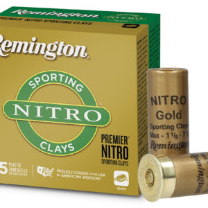 REMINGTON PREMIER SPORTING CLAYS LOAD 12GA 2-3/4in MAX 1-1/8OZ 8 AMMO 25RD