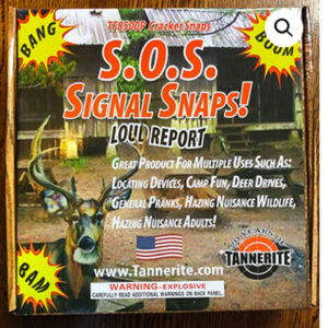TAN SOS   SIGNAL SNAPS      480 QTY     24 CS