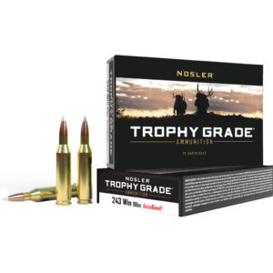 Nosler Trophy Grade Rifle Ammunition 243 Win. 90 gr. AB SP 20 rd.