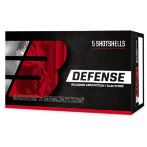 Barnes Defense Buckshot Loads 12 ga. 2.75 in. 00 Buck Shot 9 Pellets 5 rd.