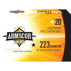 Armscor Range Rifle Ammo 223 Rem. 62 gr. FMJ 20 rd.