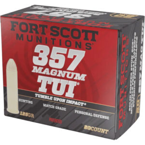 Fort Scott Munition Pistol Ammo 357 Mag. 125 gr. TUI 20 rd.