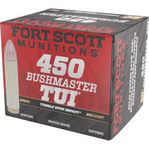 Fort Scott Munition Rifle Ammo 450 Bushmaster 250 gr. TUI 20 rd.