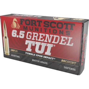Fort Scott Munition Rifle Ammo 6.5 Grendel 123 gr. TUI 20 rd.