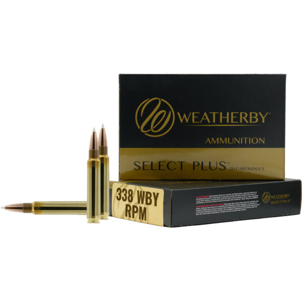 Weatherby Rifle Ammo 338 WBY RPM 225 gr.Interlock 20 rd.