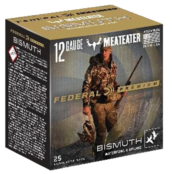 FEDERAL 12GA 2 3/4" 1 1/4OZ 5 BISMUTH AMMO 25RD
