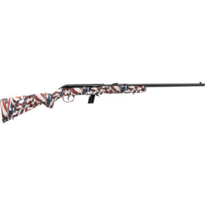 SAV 64F 22LR 21" 10RD R/W/B FLAG