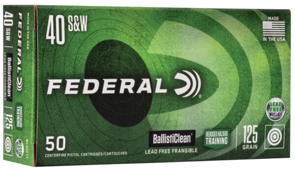FEDERAL 40 S&W 125GR RHT FRANGIBLE AMMO 50RD