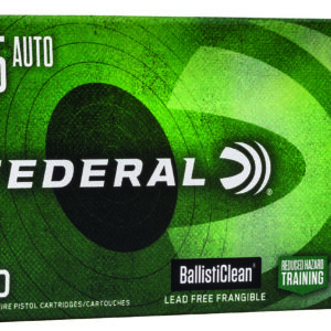 FEDERAL 45 AUTO 155GR RHT FRANGIBLE AMMO 50RD