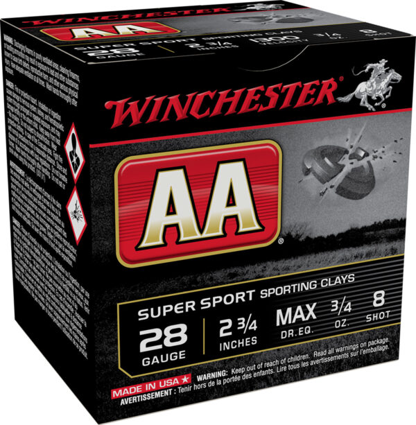 WIN AA SPR SPT 28GA 2-3/4" #8 25/250