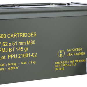 7.62x51 RangeMaster FMJBT 145gr Metal Can 500 Rounds