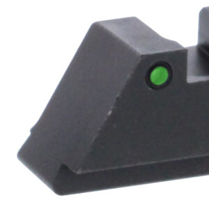 Green Tritium Round Outline White .315/black .392 for Glock TallSuppressor