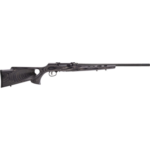 Savage A22 Target Thumbhole Rifle 22 WMR. 22 in. Grey Wood Laminated RH