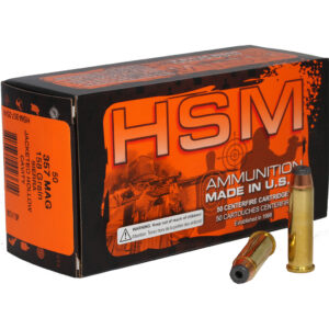 HSM Pro Pistol Hunter Ammunition 357 Mag. Sierra JHC 158 gr. 50 rd.