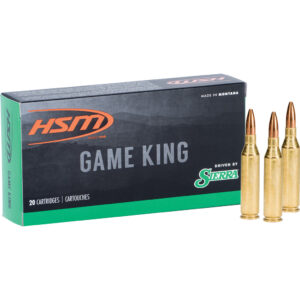 HSM Game King Rifle Ammunition 300 Blackout Sierra Pro-Hunter 125 gr. 20 rd.