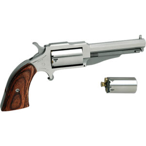 NAA The Earl Mini-Revolver Combo 22 LR/.22 WMR Stainless/Rosewood 3 in 5 rd.