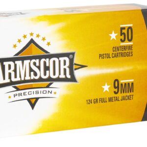 ARMS 50041            9MM  124 FMJ           50/20