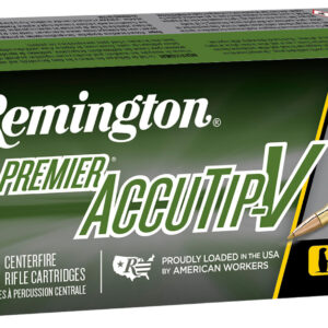 REMINGTON 224 VALKYRIE 60GR ACCUTIP-V BOAT TAIL AMMO 20RD