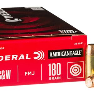 FEDERAL 40 S&W 180GR FMJ CHAMPION LOOSE PACK AMMO 400RD