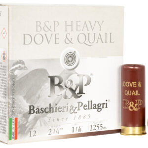 B&P Dove & Quail G 12 ga. 2 3/4in 1 1/8oz-6 shot 1255fps 25 rd/box ammo