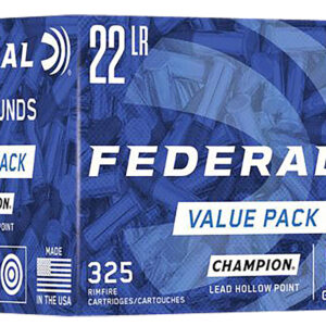 FEDERAL 22 LR 36GR LEAD HP 325rd
