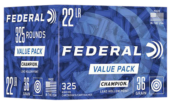 FEDERAL 22 LR 36GR LEAD HP 325rd