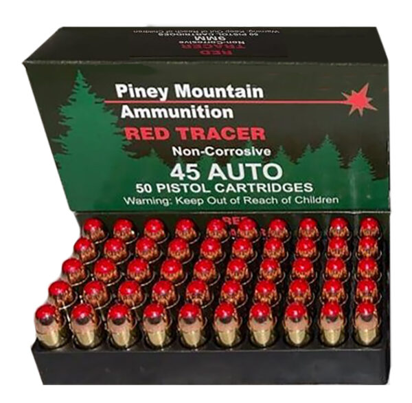 SUPERNOVA PMSN45ACR 45ACP 225FMJ RED TRACERS 20/10