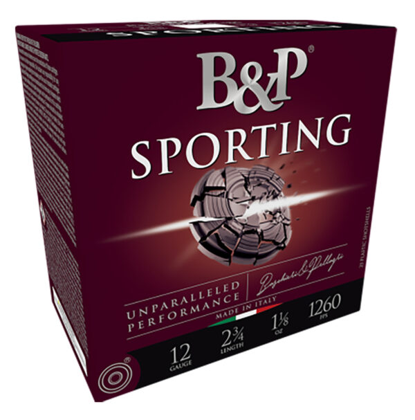 B&P 12B1SCL8  SPRT CLAY    12GA 1OZ     #8   25/10