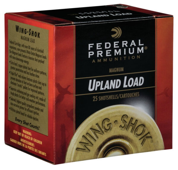 FEDERAL PREMIUM WING-SHOK HV LEAD 12GA 2-3/4" MAG 1-1/4OZ 6 AMMO 25RD