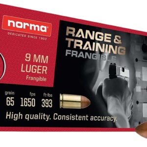 NORMA 630140050   9MM 65GR FRANGIBLE NXD     50/20