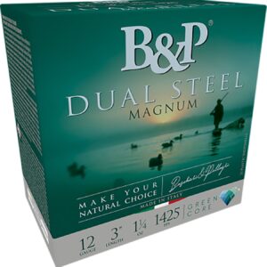 B&P 12B8DS23  DUAL STEEL 12G 3"1 1/8OZ GC    10/10
