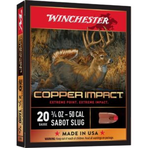 Winchester Deer Season XP Slug 20 ga. 2.75in. 3/4oz. Copper Impact Sabot Slug 5rd