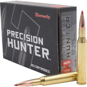 Hornady Precision Hunter Rifle Ammo 270 Win. 145 gr. ELD-X 20 rd.