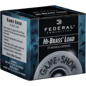 Federal Game-Shok Hi-Brass Load 410 ga. 2.5 in. 1/2 oz. 7.5 Shot 25 rd.