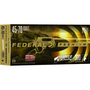 Federal Hammer Down Rifle Ammo 45-70 Govt. 300 gr. 20 rd.