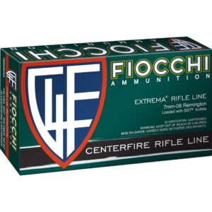 Fiocchi Hyperformance Hunt Rifle Ammo 7mm-08 Rem. 139 gr. SST 20 rd.
