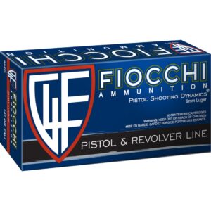 Fiocchi Training Dynamics Centerfire Handgun Ammo 9mm 147 gr. FMJ 50 rd.