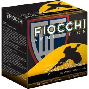 Fiocchi Golden Pheasant Shotgun Loads 20 ga. 2.75 in. 1 oz. 5 Shot 25 rd.